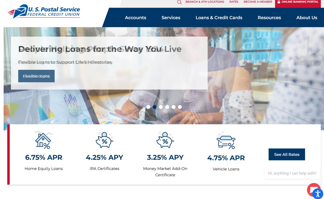 USPS Federal Credit Union – uspsfcu.org