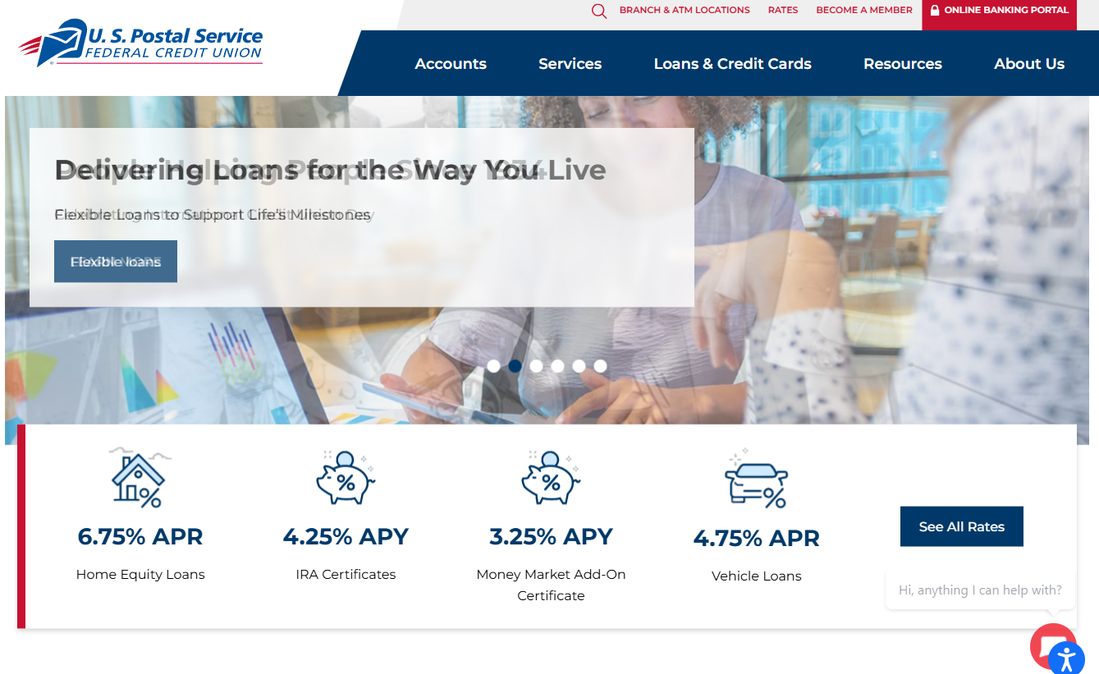 USPS Federal Credit Union – uspsfcu.org