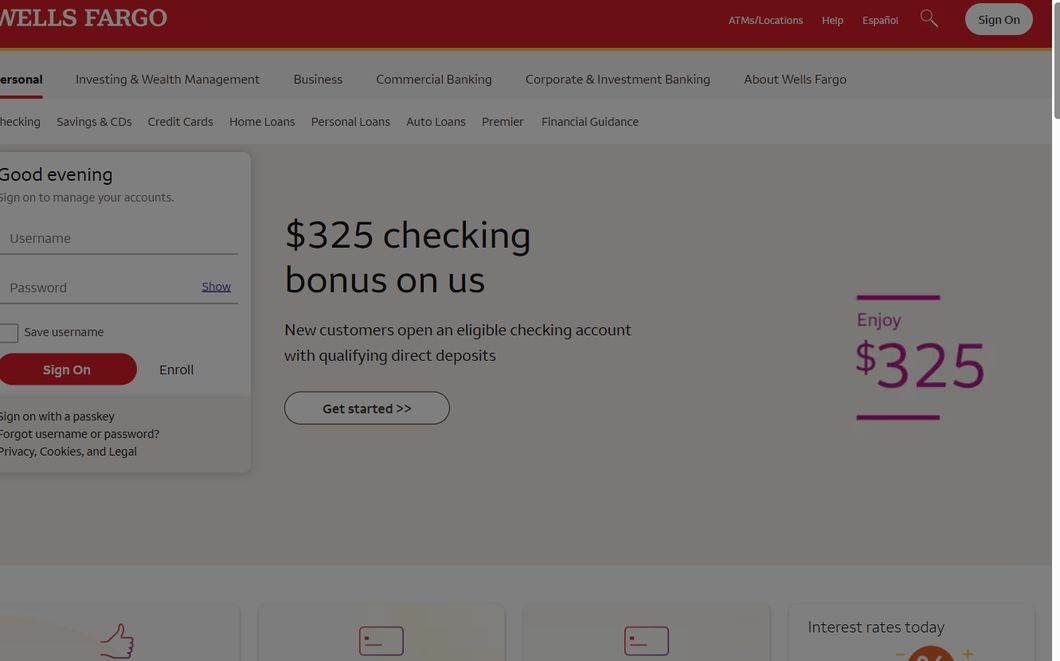Wells Fargo – wellsfargo.com