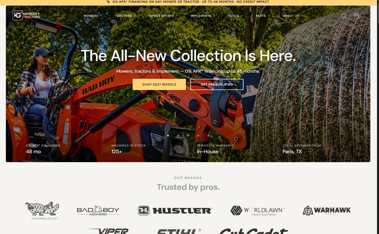 K and G Mowers – kgmowers.com
