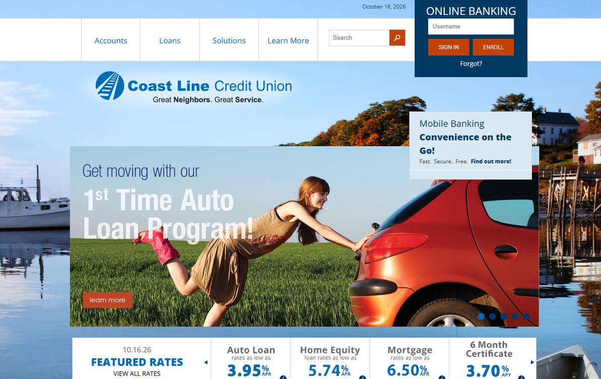 Coastline Credit Union – coastlinecu.com